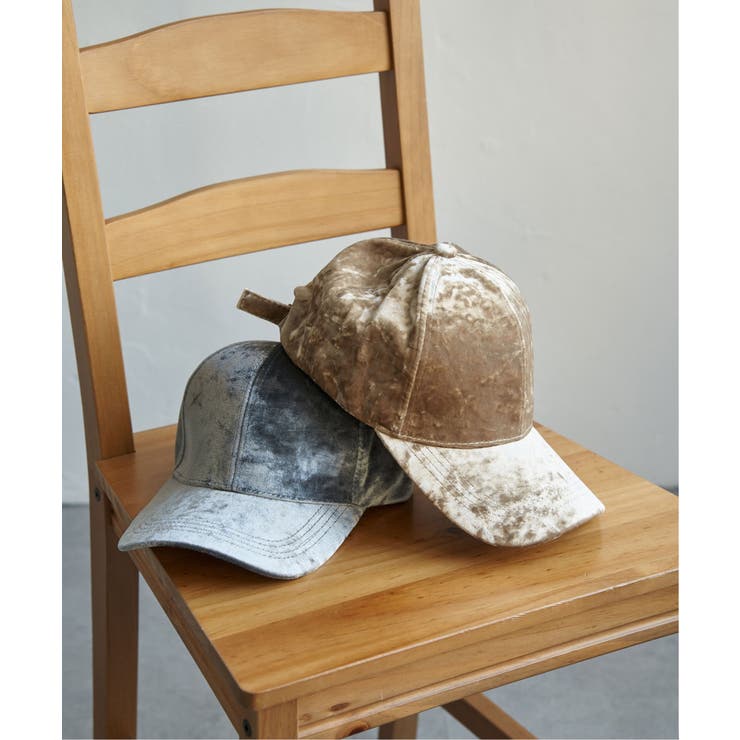 ベージュ | ベロアキャップ | VENCE share style【WOMEN】