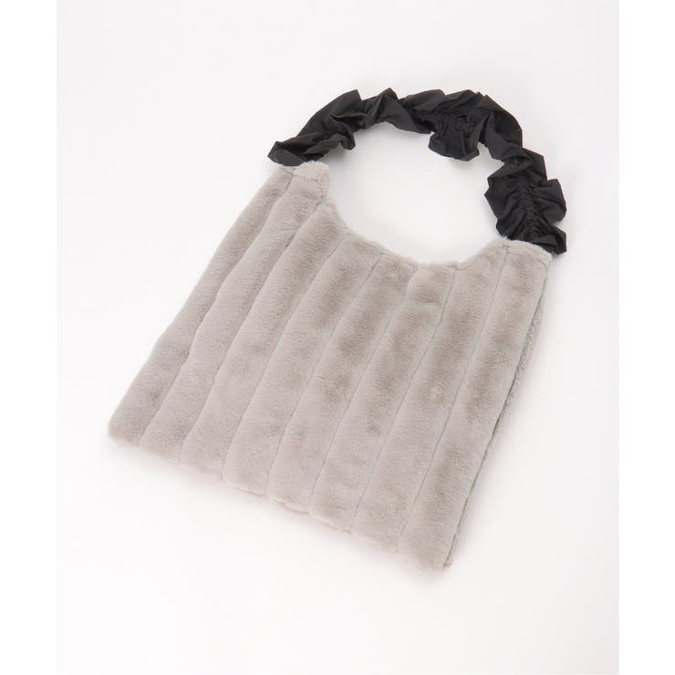 グレー | フリルハンドルエコファートートバッグ | Lbc with Life