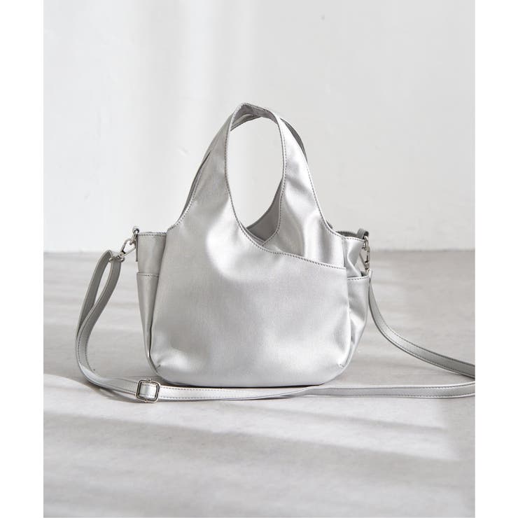 シルバー | フェイクレザークリテバッグミニショルダー | Lbc with Life