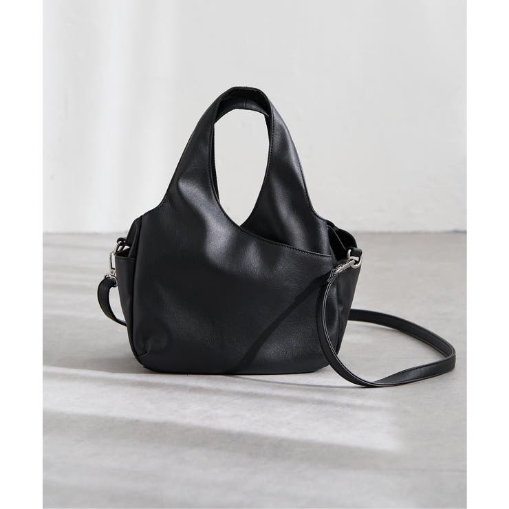 ブラック | フェイクレザークリテバッグミニショルダー | Lbc with Life