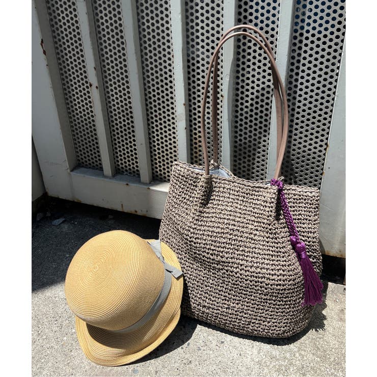 タッセルペーパートートバッグ | Lbc with Life | 詳細画像10 