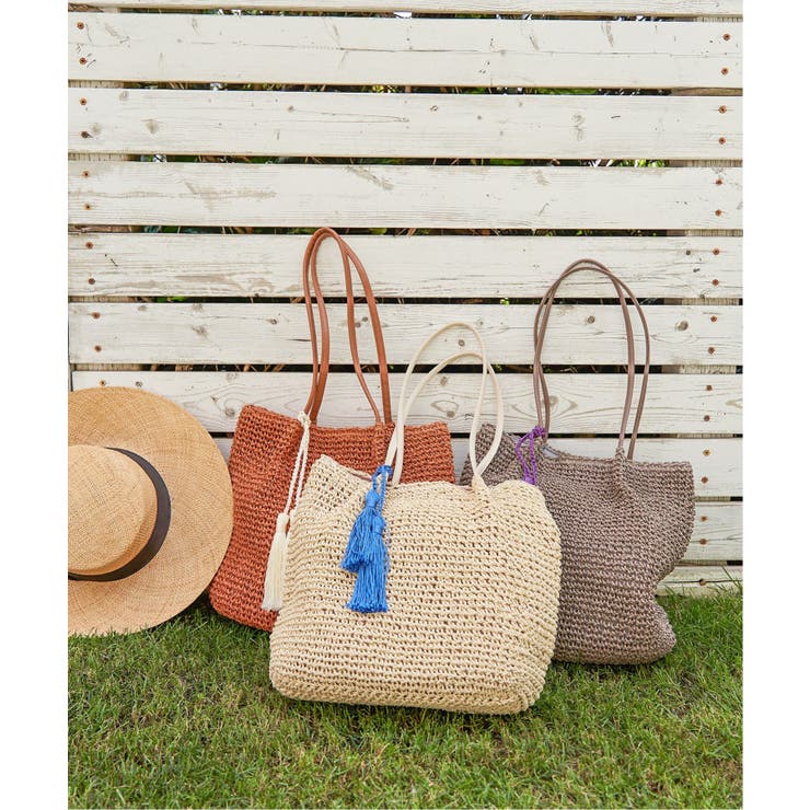 タッセルペーパートートバッグ | Lbc with Life | 詳細画像2 