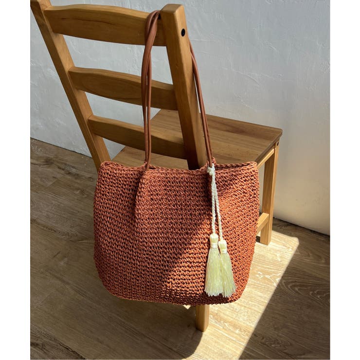 タッセルペーパートートバッグ | Lbc with Life | 詳細画像4 