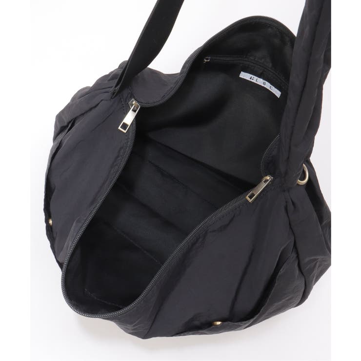 撥水ナイロンビッグショルダーバッグ | Lbc with Life | 詳細画像12 