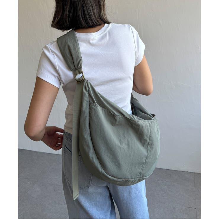 撥水ナイロンビッグショルダーバッグ | Lbc with Life | 詳細画像5 