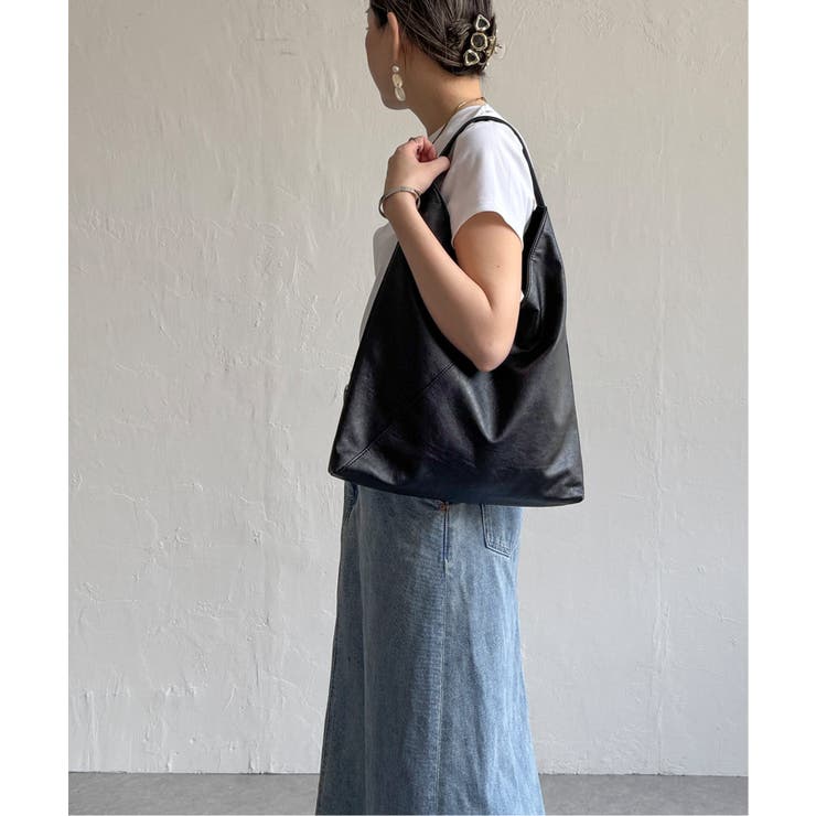 洗える合皮三角ショルダーバッグ | Lbc with Life | 詳細画像4 