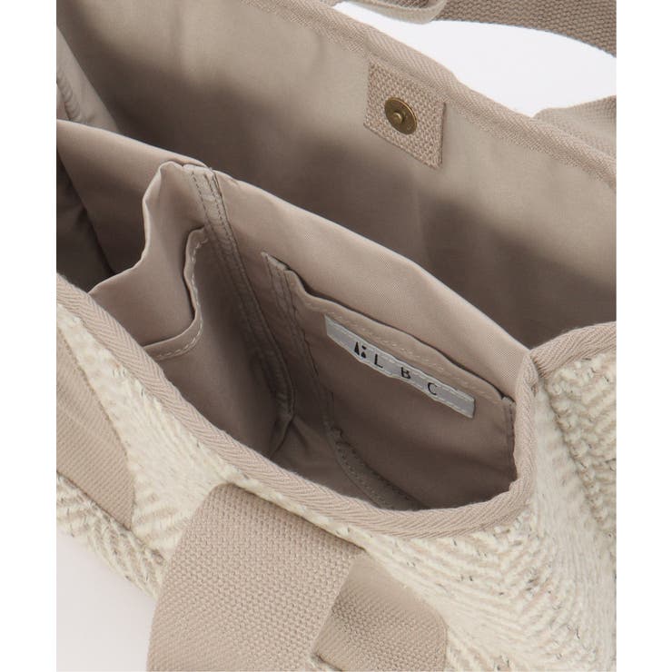 ツイード仕切り持ち手ミニトートバッグ | Lbc with Life | 詳細画像22 