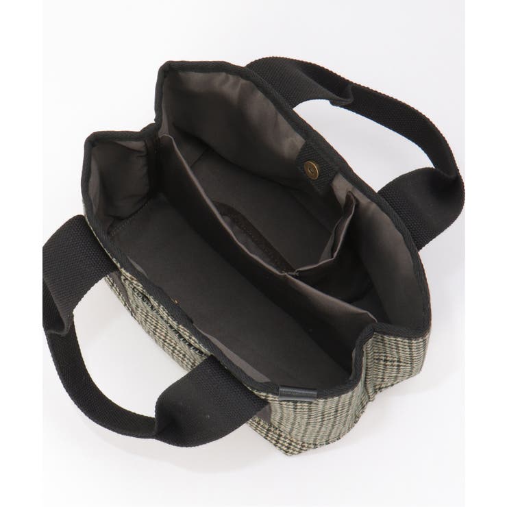 ツイード仕切り持ち手ミニトートバッグ | Lbc with Life | 詳細画像25 