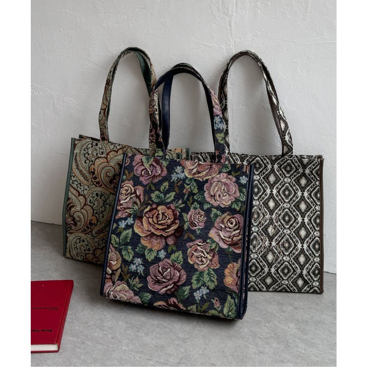 ジャガードA4ロゴトートバッグ | Lbc with Life | 詳細画像13 