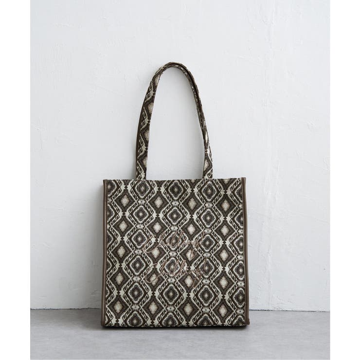 ジャガードA4ロゴトートバッグ | Lbc with Life | 詳細画像16 