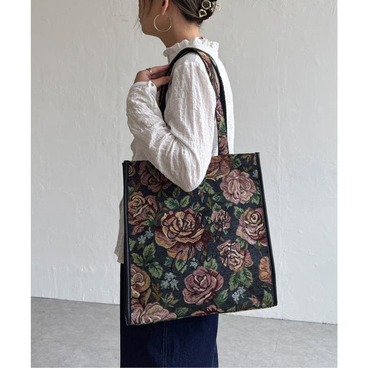 ジャガードA4ロゴトートバッグ | Lbc with Life | 詳細画像2 