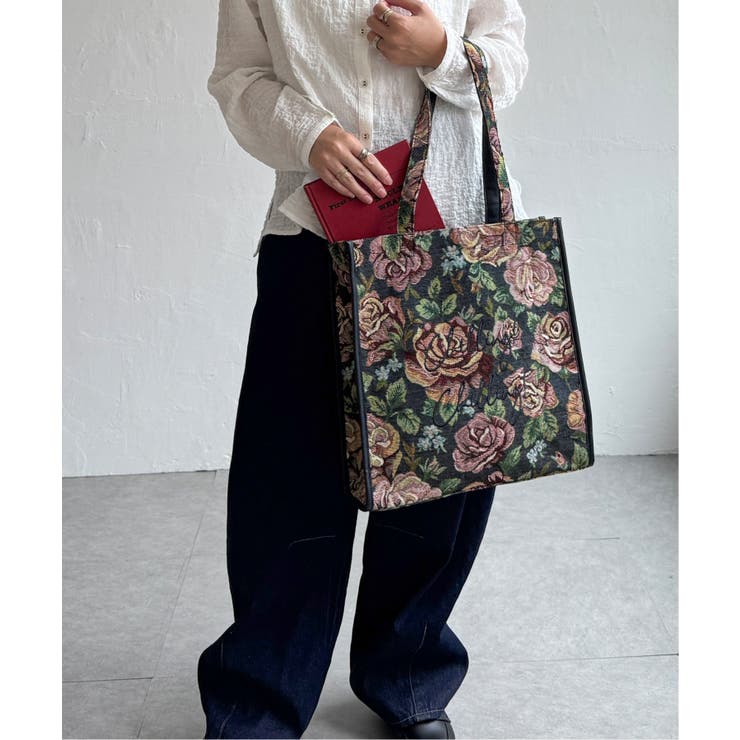 ジャガードA4ロゴトートバッグ | Lbc with Life | 詳細画像4 