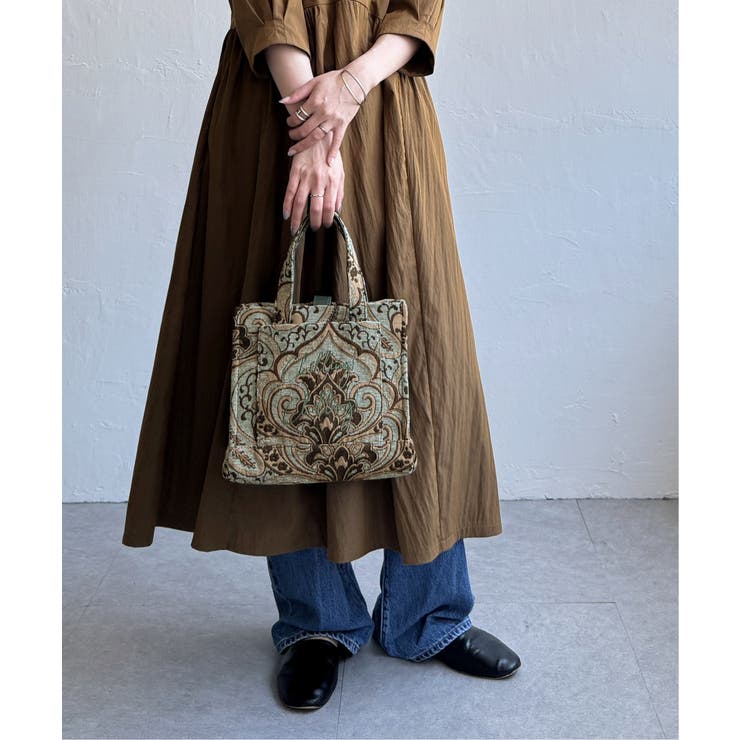 ジャガード手持ちロゴバッグ | Lbc with Life | 詳細画像7 