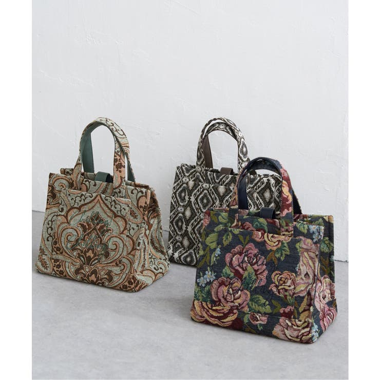 ジャガード手持ちロゴバッグ | Lbc with Life | 詳細画像10 