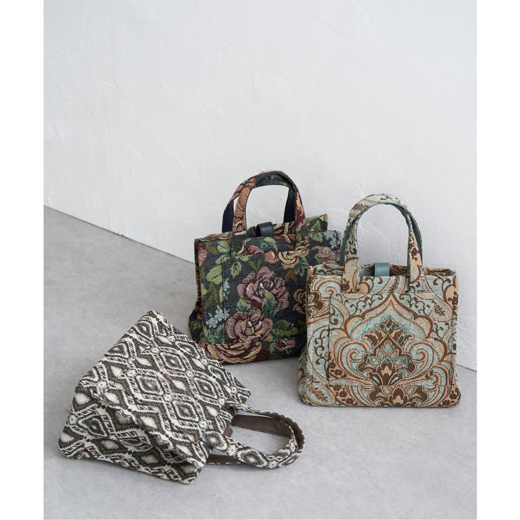 ジャガード手持ちロゴバッグ | Lbc with Life | 詳細画像11 