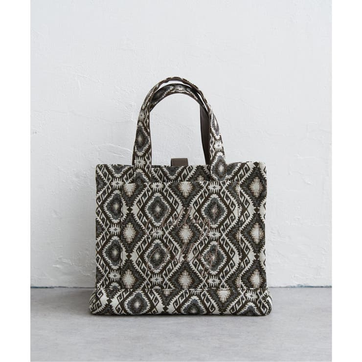 ジャガード手持ちロゴバッグ | Lbc with Life | 詳細画像16 