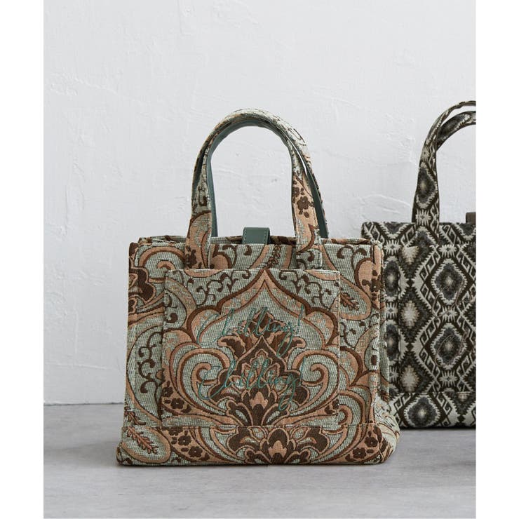 ジャガード手持ちロゴバッグ | Lbc with Life | 詳細画像18 