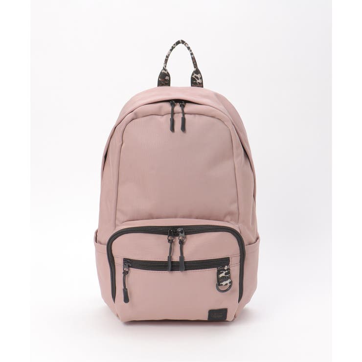 ピンク | 撥水ナイロン9ポケットリュック | Lbc with Life