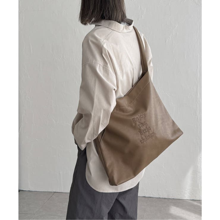 洗える合皮ワンショルダーバッグ | Lbc with Life | 詳細画像5 