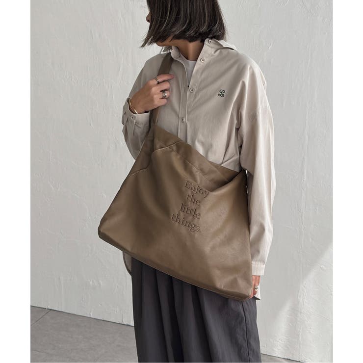 洗える合皮ワンショルダーバッグ | Lbc with Life | 詳細画像6 