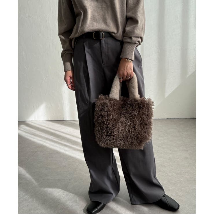 エコファーカラー持ち手トートバッグ | Lbc with Life | 詳細画像8 