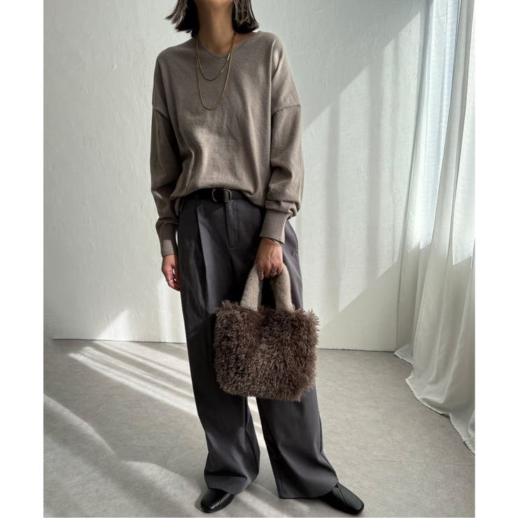 エコファーカラー持ち手トートバッグ | Lbc with Life | 詳細画像9 