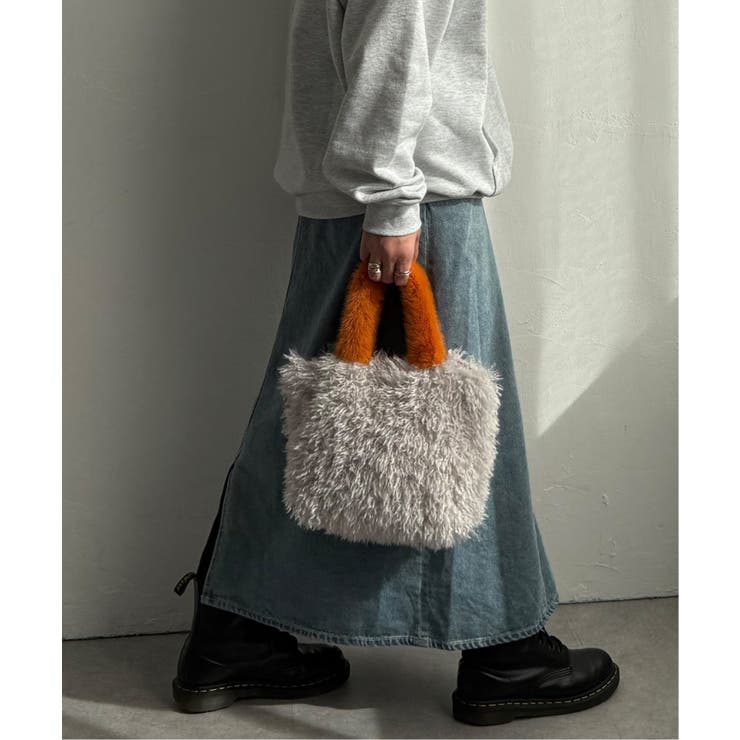 エコファーカラー持ち手トートバッグ | Lbc with Life | 詳細画像2 