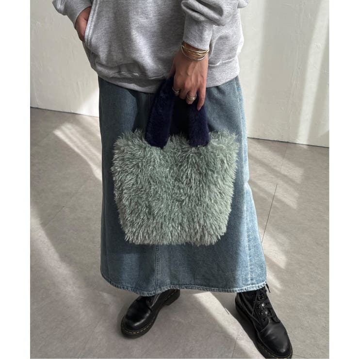 エコファーカラー持ち手トートバッグ | Lbc with Life | 詳細画像4 