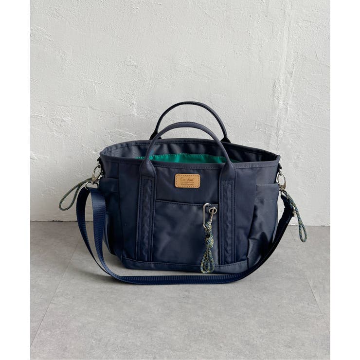 スティールブルー | 10ポケット2WAYトートチャーム付き | Lbc with Life