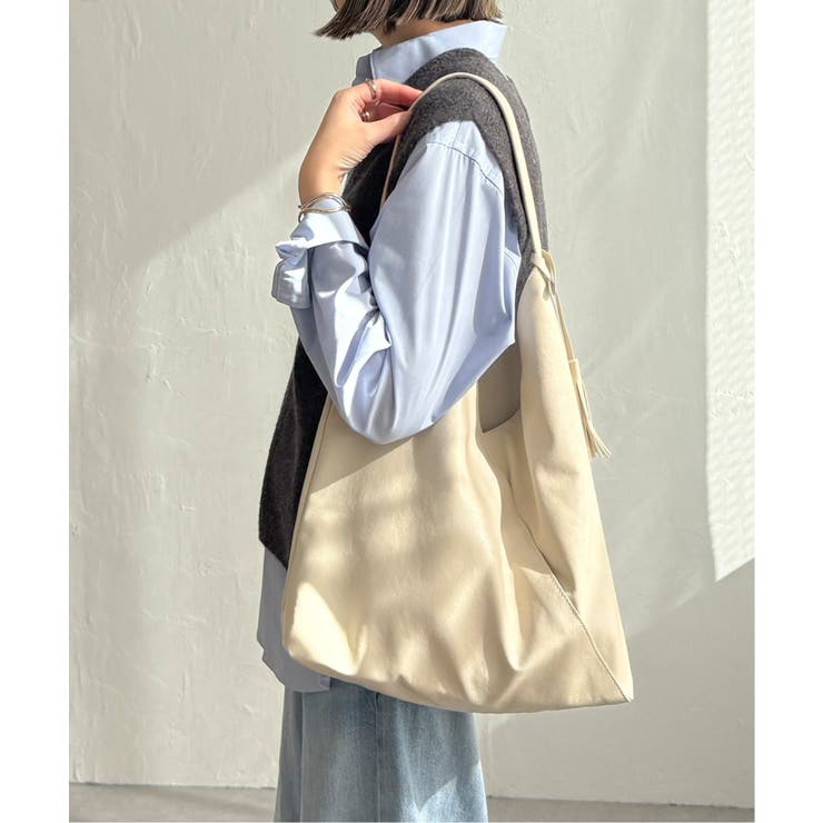 洗える合皮三角マチありショルダーバッグ | Lbc with Life | 詳細画像11 