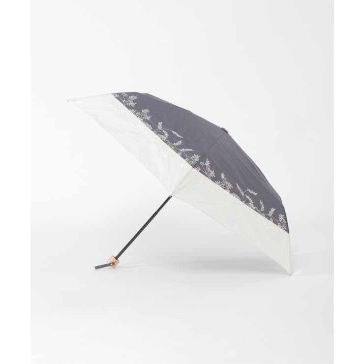 折りたたみ日傘 キリツギリーフ刺繍 春先取りの 雨具 最大64％オフ！ レインコート