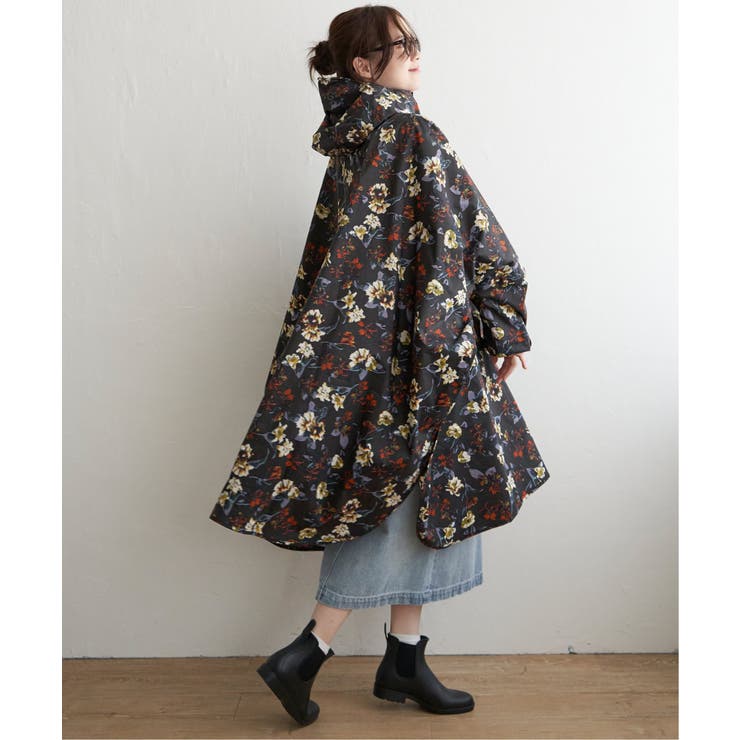kaene ばらつき ポンチョコート 美品