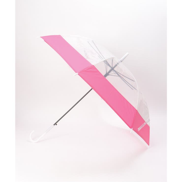 ピンク | カラー切り継ぎビニール傘 | Lbc with Life