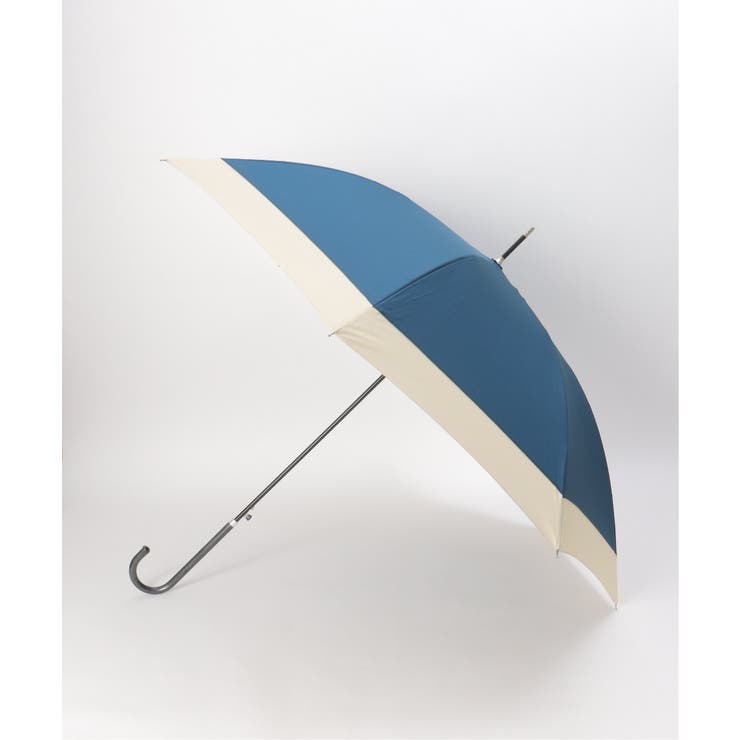ネイビーブルー | 切り継ぎバイカラー 長傘 | Lbc with Life