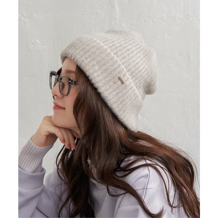 ライトグレー | モヘアリブニットワッチキャップ | Lbc with Life