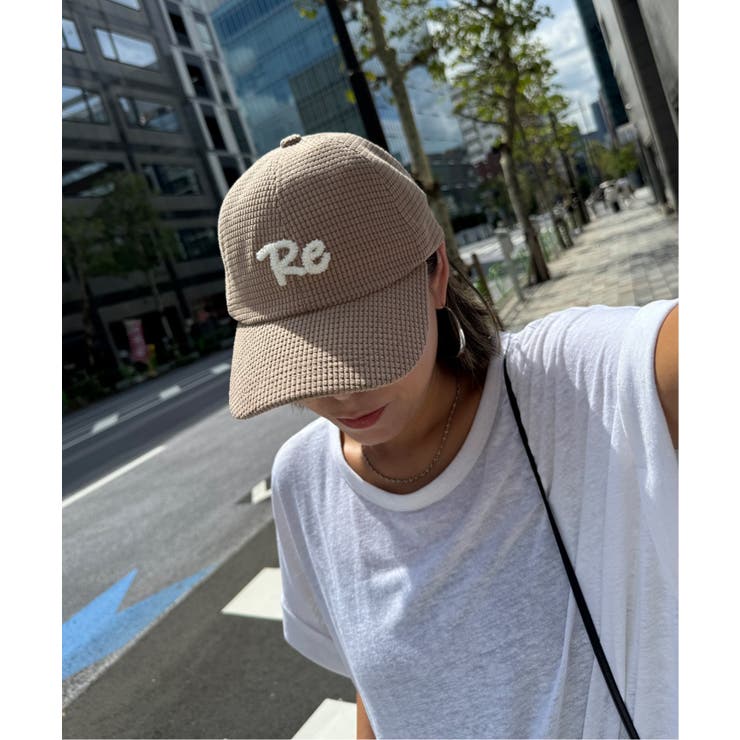 ベージュ | ポコポコロール刺繍キャップ 25 | Lbc with Life