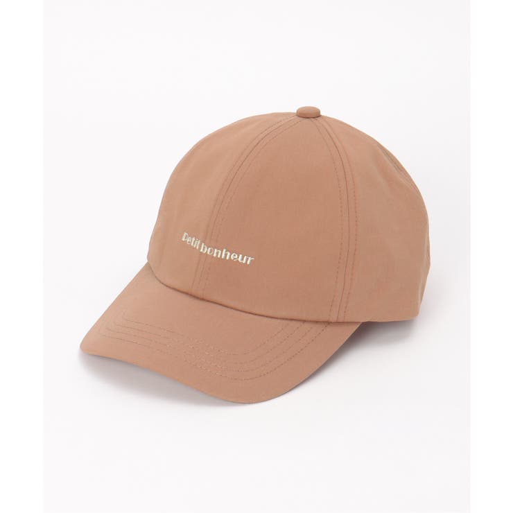 ブラウン | ツイルロゴ刺繍キャップ | Lbc with Life