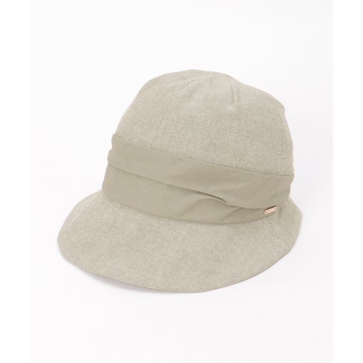 ライトグレー | 洗える綿麻混タック入りキャスケット | Lbc with Life