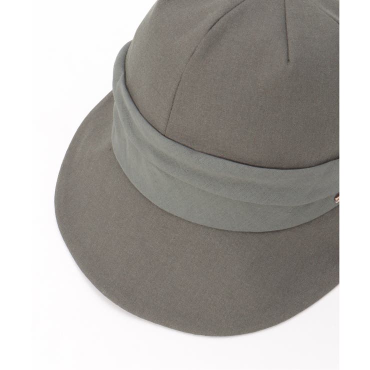 洗える綿麻混タック入りキャスケット | Lbc with Life | 詳細画像6 