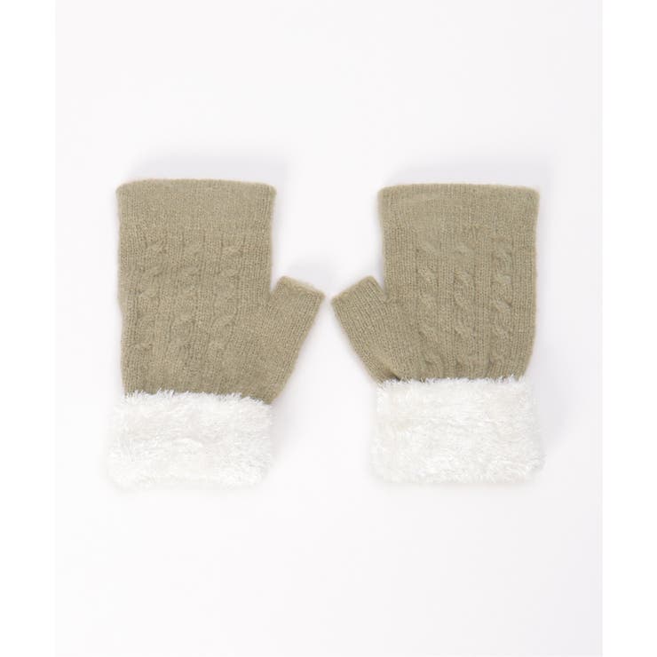 無地カフスファーニットグローブ | Lbc with Life | 詳細画像2 