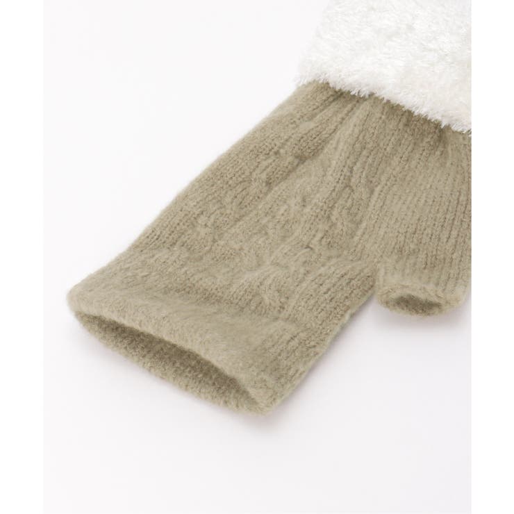 無地カフスファーニットグローブ | Lbc with Life | 詳細画像4 