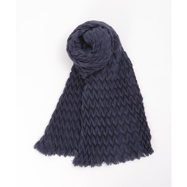 ネイビーブルー | ダイヤプリーツストール | Lbc with Life