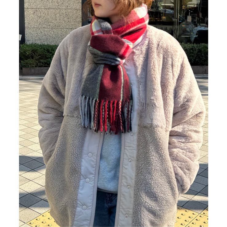 チェックカラーマフラー | Lbc with Life | 詳細画像7 