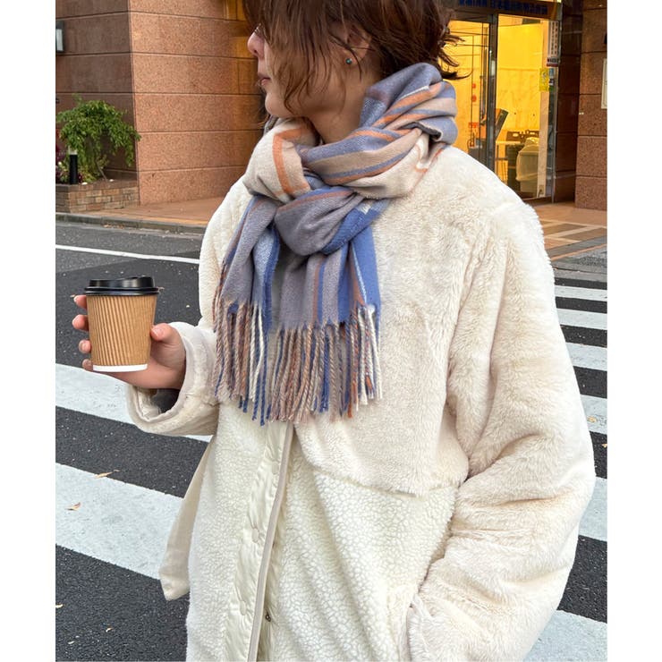 チェックカラーマフラー | Lbc with Life | 詳細画像13 