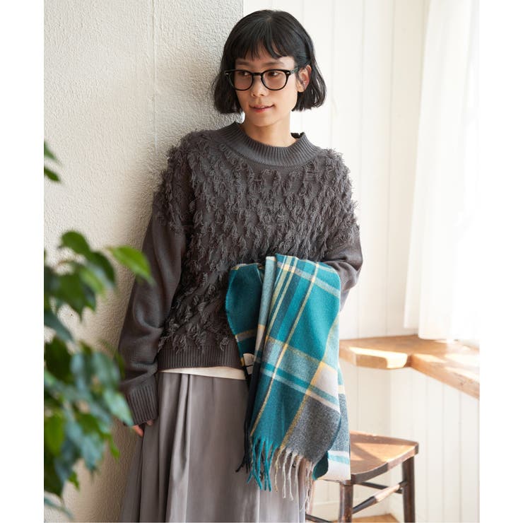 チェックカラーマフラー | Lbc with Life | 詳細画像23 