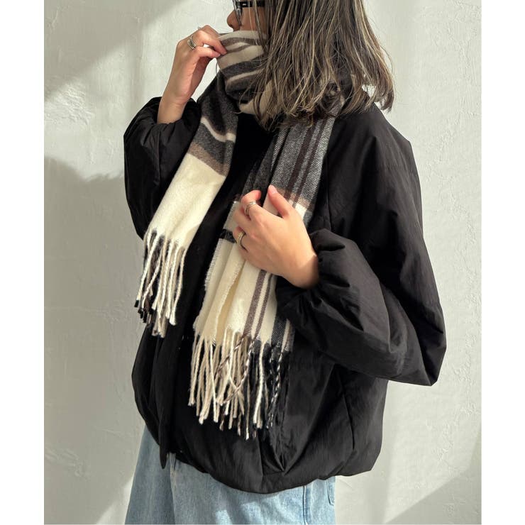 チェックカラーマフラー | Lbc with Life | 詳細画像1 