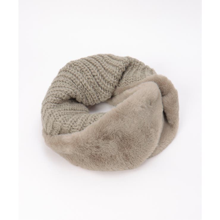 ミディアムグレー | エコファーMIXスヌード | Lbc with Life