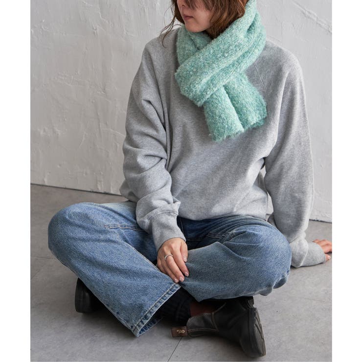 ウール混MIXツイードマフラー | Lbc with Life | 詳細画像7 