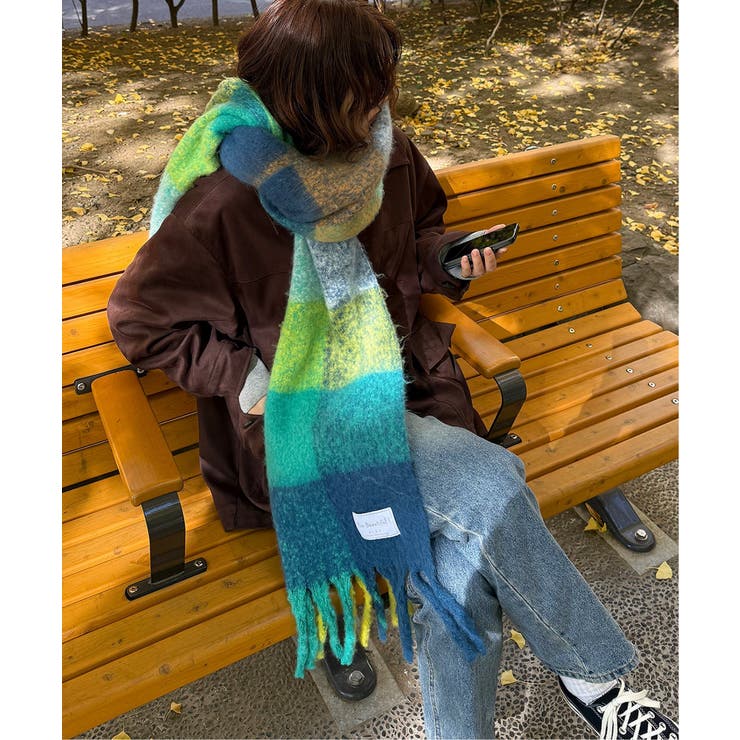 バルキーフリンジマフラー | Lbc with Life | 詳細画像23 