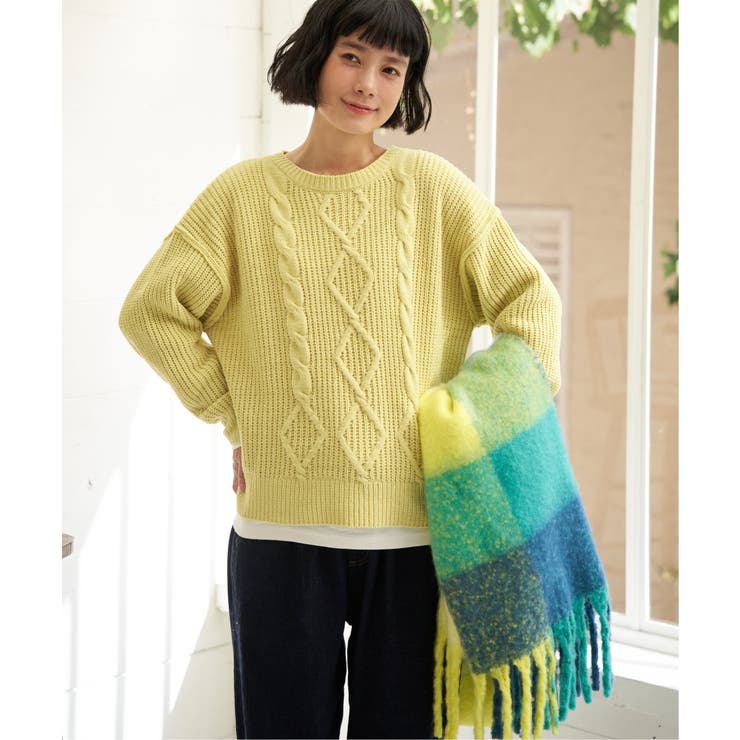 バルキーフリンジマフラー | Lbc with Life | 詳細画像28 